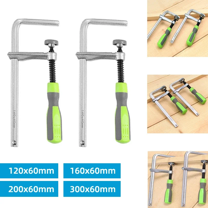 

120/160/200/300mm Woodworking Guide Rail Clamp 1PC Dovetail Clamps Quick Screw Clamp for Carpentry Table Track Saw Rails Tools