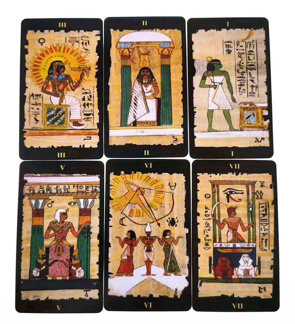 Tarot Egyptian tarot Cards Deck Mysterious Divination Board Game English Edition For Party