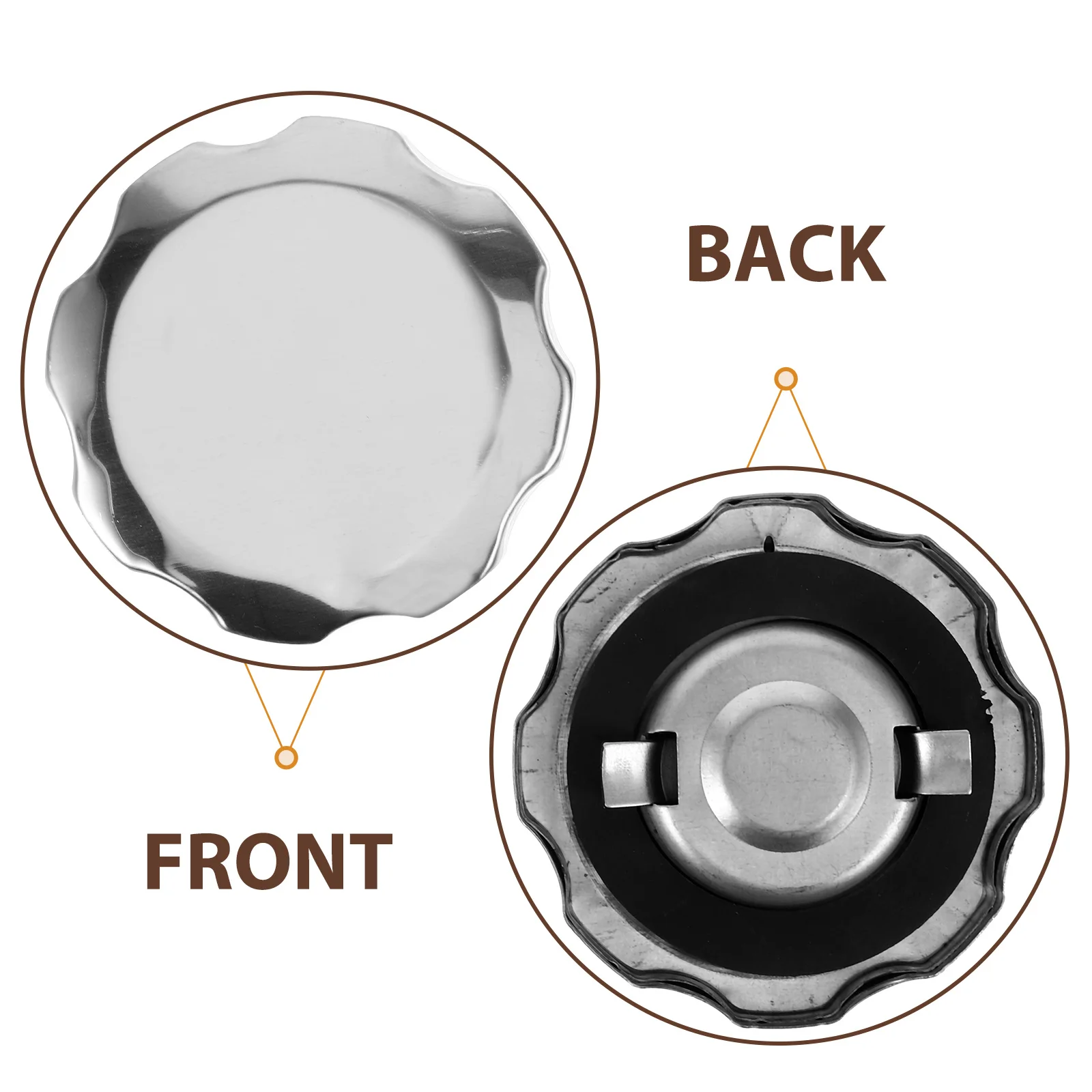 

2pcs Oil Cover Fuel Tank Protective Accessories Fuel Gas Cap GX160 Generator Replacement Sealing Cap for Cans Machines