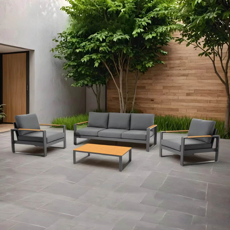 

Outdoor Sofa Set Terrace Furniture Business Garden Hotel Sofa Villa Resort