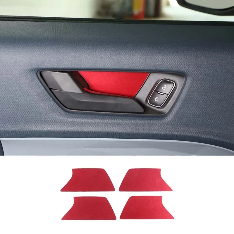 

2 Color Alloy Car Interior Door Bowl Trim Door Wrist Decorative Kit Accessories Cover For Ford Maverick Lariat XL XLT 2022-2023