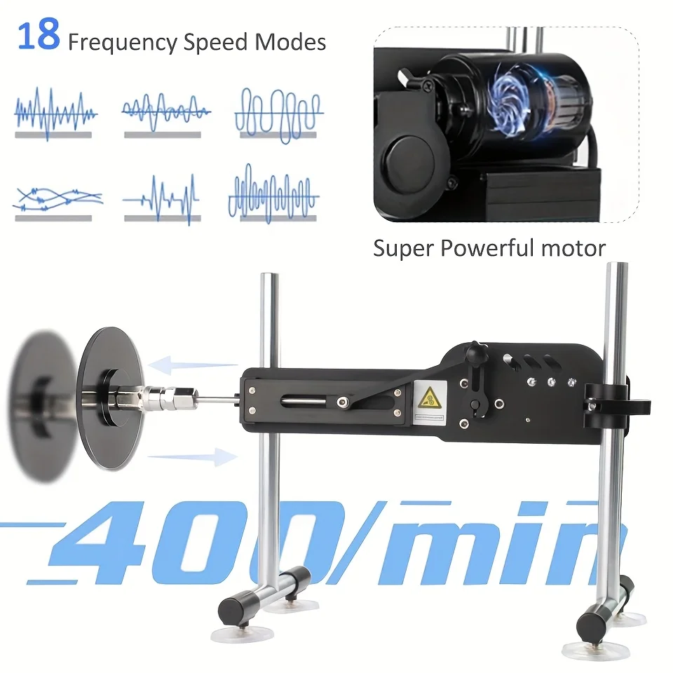 Male and Female Anal Masturbator70W Automatic Frequency Conversion Gun Love Machine, High-speed Thrusting Sex Machine - Image 5