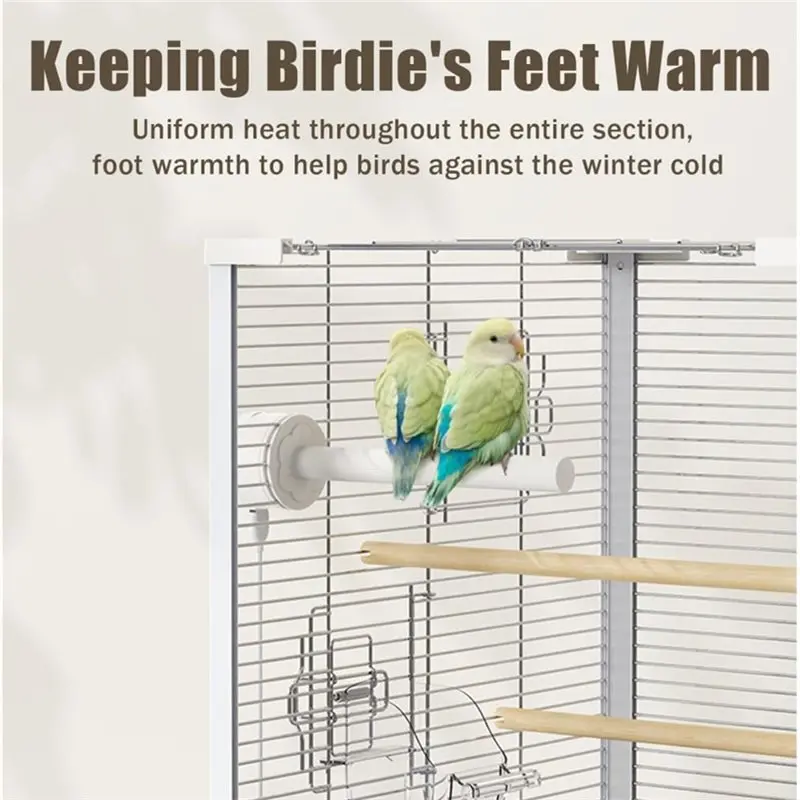 With 3-Speed Time Setting USB Bird Warmer For Caged Birds Parakeets Parrots Lovebird Cockatiels 3-Speed Time Setting