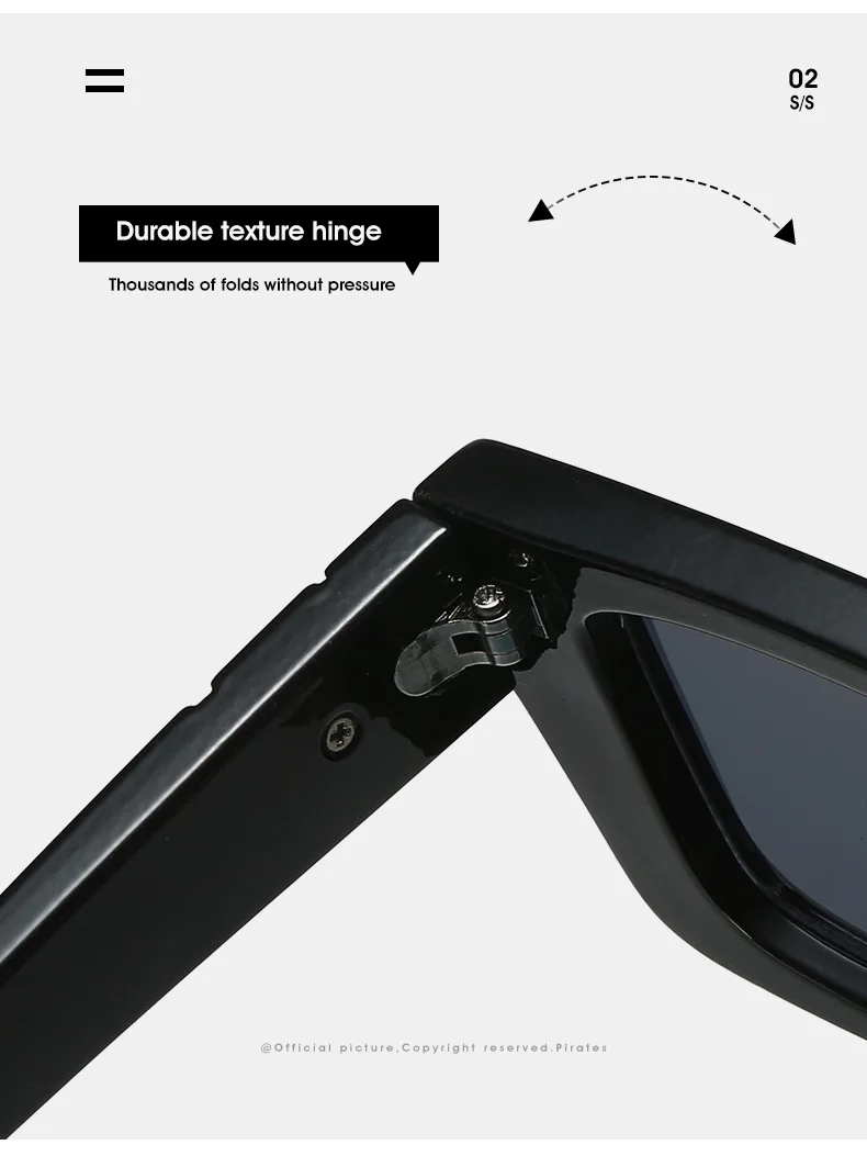 Kleine quadratische Sonnenbrille mit personalisierten Bügeln, X-Modellierung, für Damen und Herren, UV-Schutz, für den täglichen Gebrauch und Streetwear – Detail 16