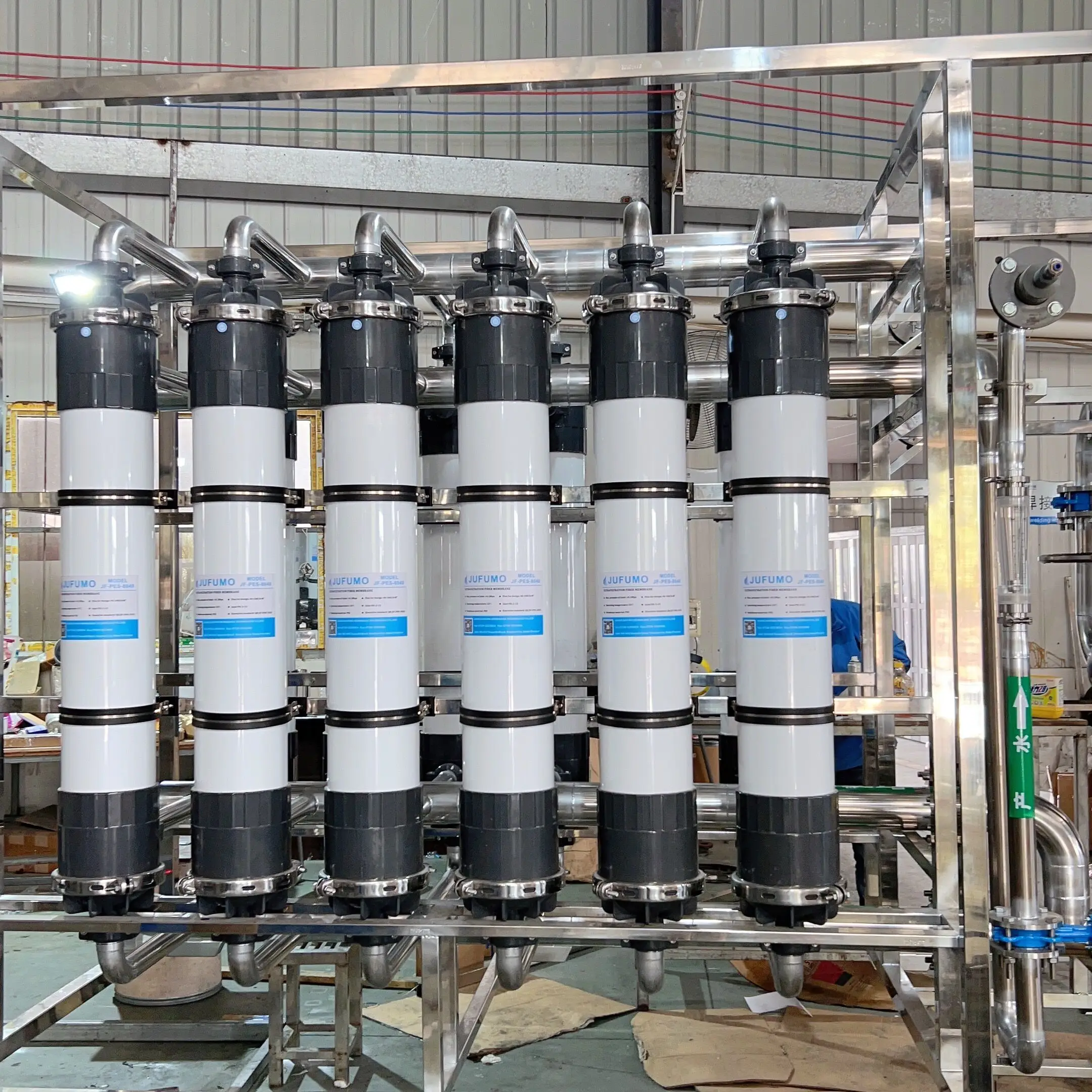 JUFU UF Membrane PVDF 0.03um Hollow Fiber Ultra Filtration Membrane UF MBR for Domestic Sewage