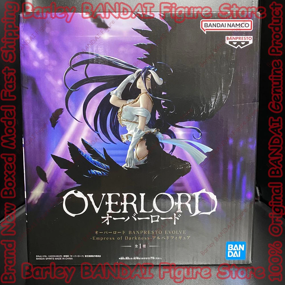 

Original In Stock Overlord BANPRESTO EVOLVE-Empress of Darkness Albedo Anime Figure Collection Model Toys Holiday Gifts For Kids