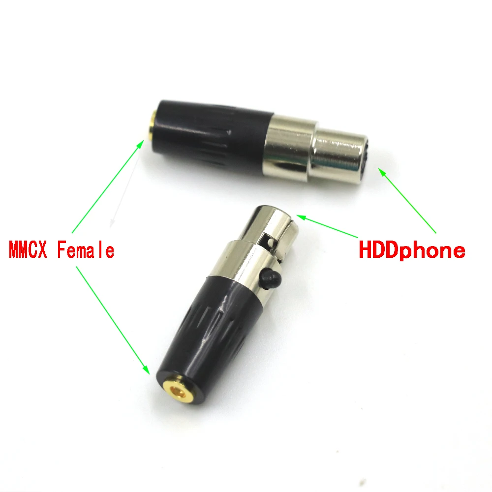 골드 플레이트 HDD HPC1 2 3 4 5 HDDphone 오디오-MMCX 암 헤드폰 플러그 변환기 어댑터