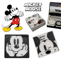 Disney Mickey Mouse Cute Travel Kit Pocket Mini Contact Lens Case Travel Kit Easy Carry Mirror Lenses Box Container Friends Gift