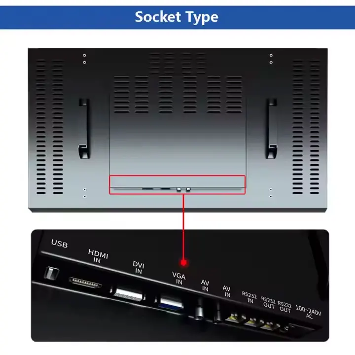 LCD Video Wall 46 49 55 Inch Video Wall 4k Ultra Narrow Bezel Mount LCD Video Wall Display Multi Screen TV Advertising Display
