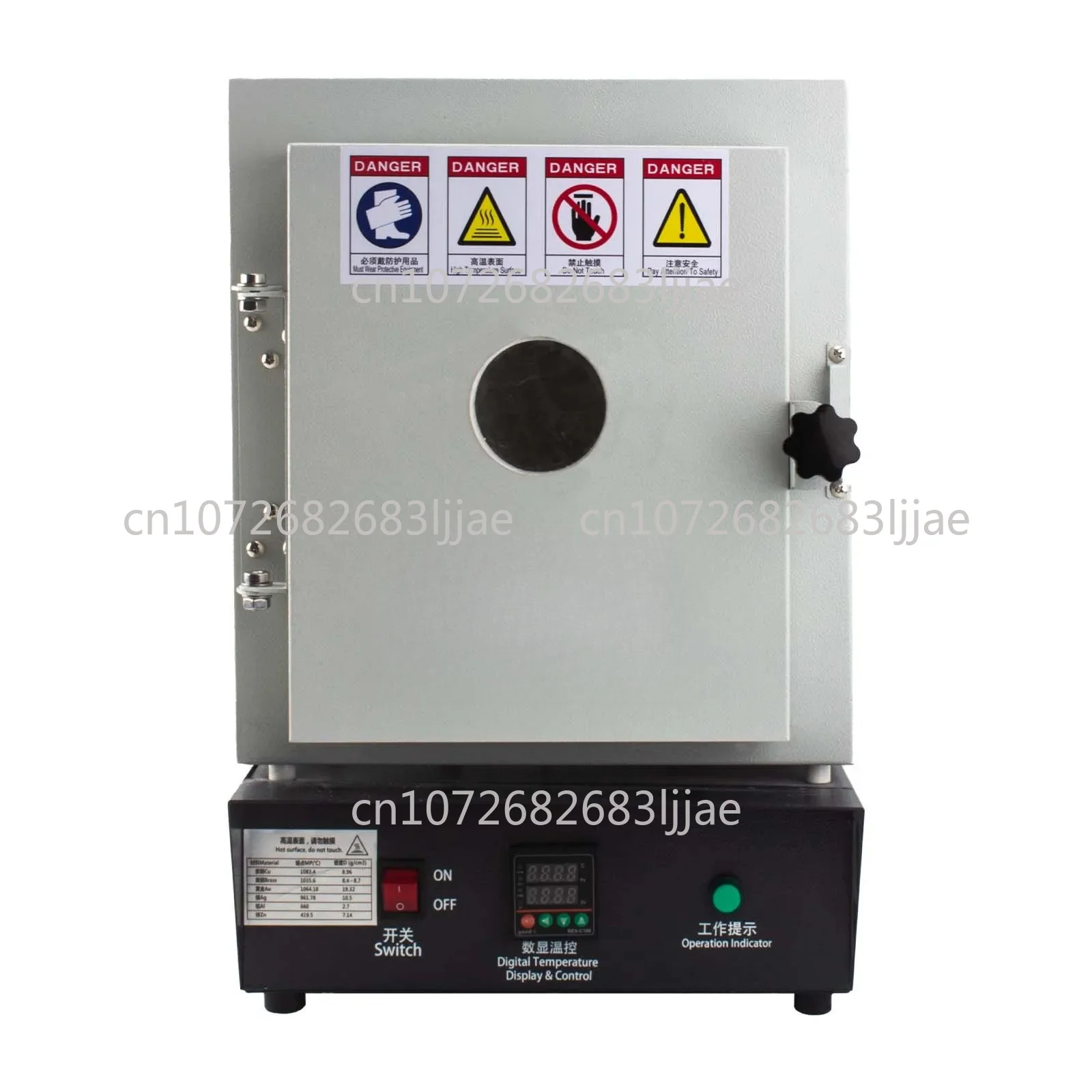 Professional Jewelry Mold Muffle Furnace 1150℃ | 1750W Constant Temp Oven with Viewing Window for Casting Making
