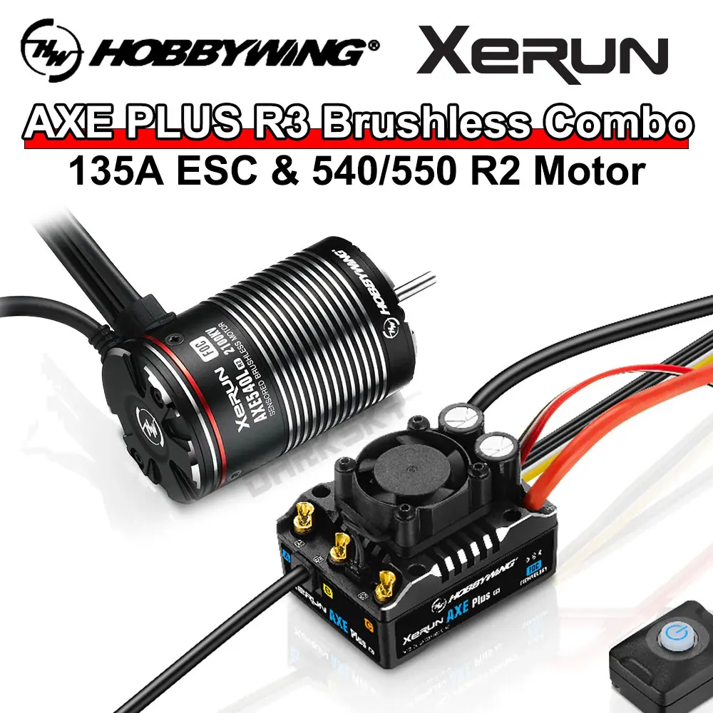 

Hobbywing XeRun AXE PLUS R3 ESC Комбинированный бесщеточный двигатель с датчиком для 1/10 RC Модель автомобиля Гусеничный Багги Аксессуары