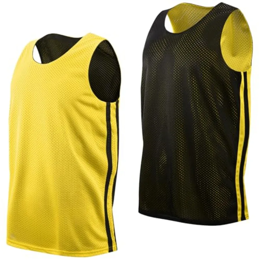 Camiseta Deportiva Reversible de Baloncesto para Hombre, Malla Transpirable, Uniforme Deportivo para Entrenamiento y Juego