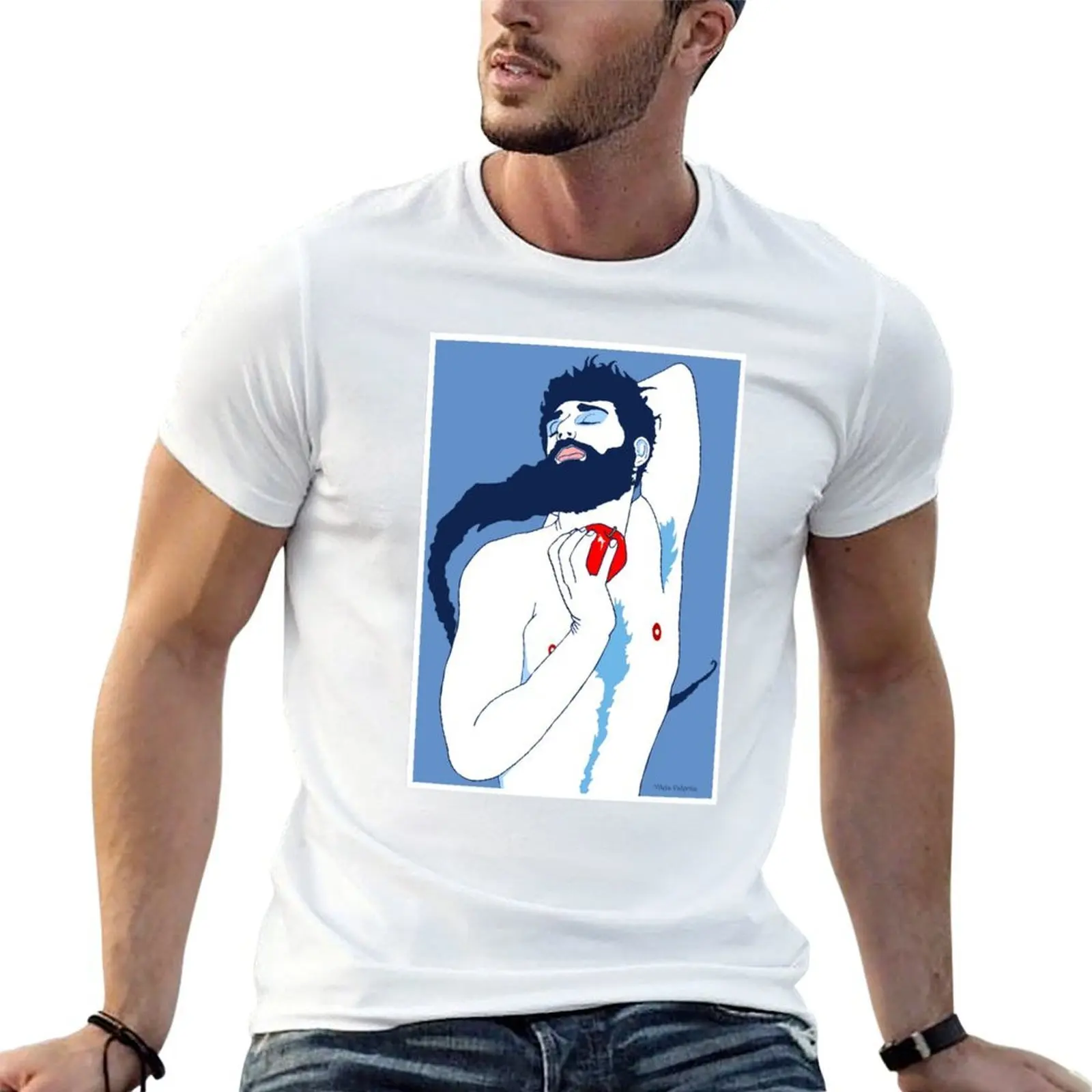 Adam - bei?end oder nicht bei?end T-Shirt vintage Funny t-shirts T-shirt men