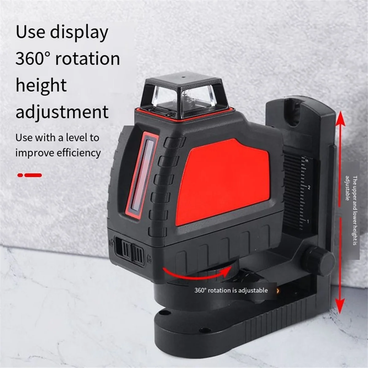 

Laser Level L-Shape Bracket Strong Magnet Pulls Support Universal LevelsJKL