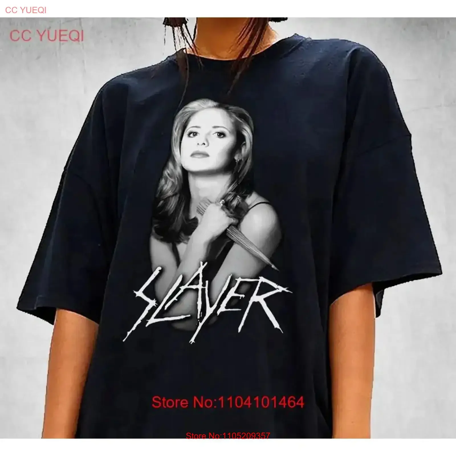 

Футболка «Баффи-убийца», винтажная стильная слегка мягкая повседневная удобная дизайнерская одежда, модная уличная одежда унисекс