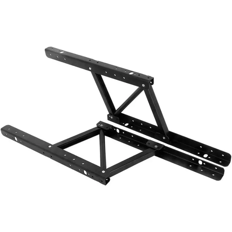 1Pair 38*16.5cm Lift Up Top Coffee Tea Table Lifting Frame Furniture Mechanism Fitting Spring Hinge Hardware Desk Spring Hinges