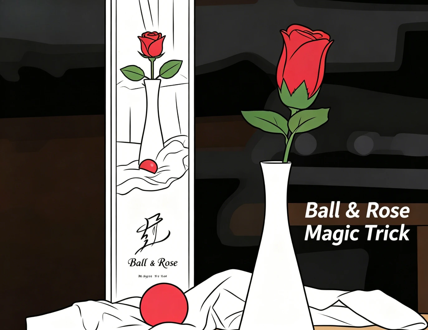 ball-rose-magic-silk-flower-transformation-trick-perfect-for-beginner-magicians-stage-shows-party-entertainment-comedy-magic