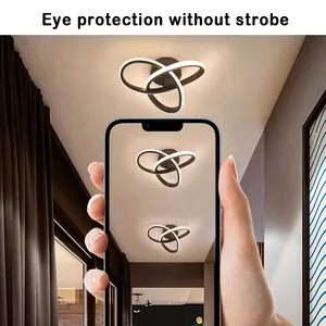 Modern Household Led Chandelier, ceiling lamp, bedroom light, surface installation, dining room lamp, 3 colors, AC 220V 6 Main sales chandelier for dining room - №3