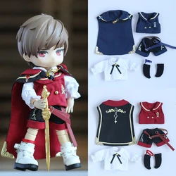 Ob11 Doll Gentleman Noble Western Clothes Doll Prince's Costume Grand Knight Costume For Ymy, Penny, Obitsu11, 1/12 Bjd Doll