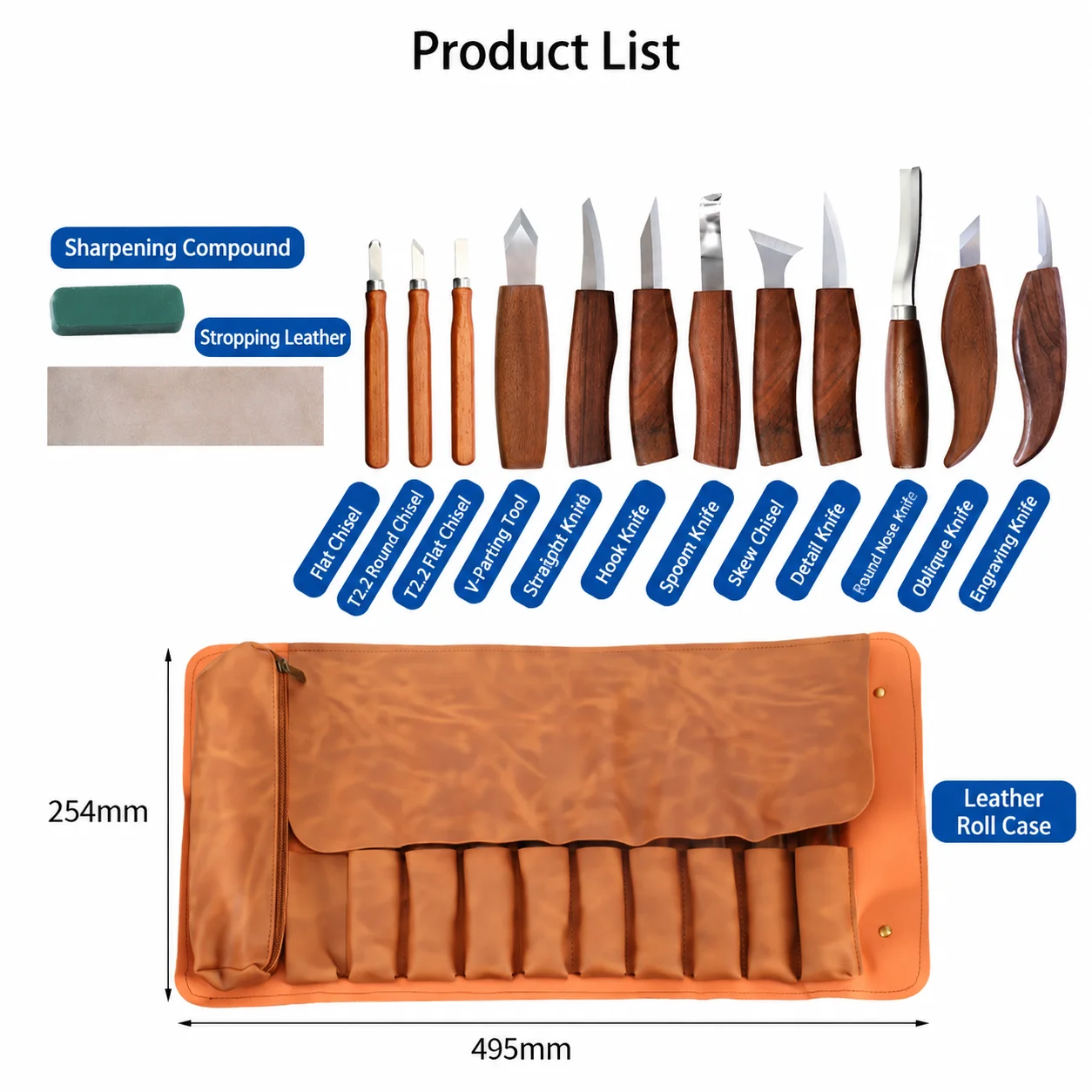 Набор инструментов для резьбы – обзор и цена Wood Chisel Set