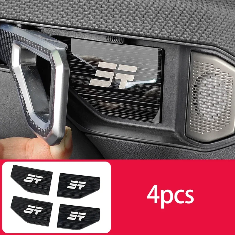 4PCS Stainless Steel Inner Door Handle Bowl Protector Trim for Chery Jetour Traveller T2 2023-2026