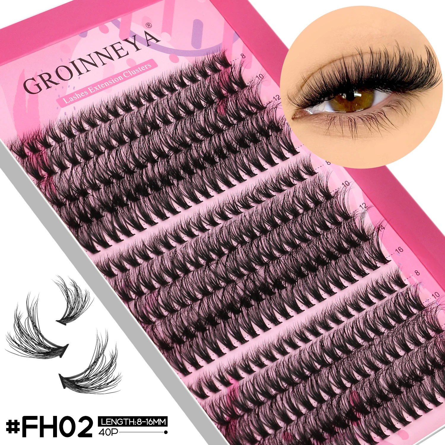 DIY Faux Mink Lashes, Voluminous Cat Eyelashes