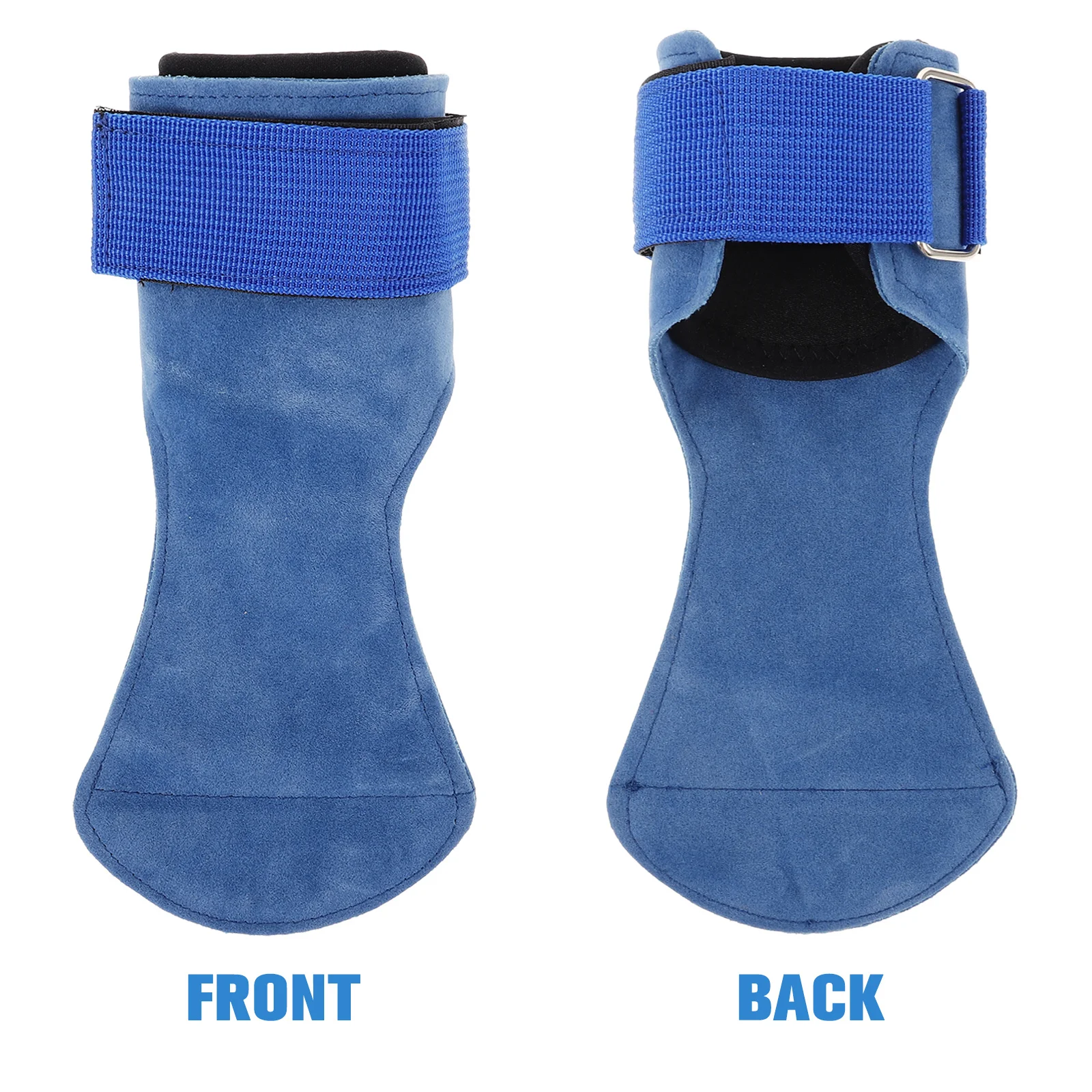 قفازات رفع الأثقال بحزام معصم مضاد للانزلاق، واقيات راحة اليد قابلة للتنفس لتدريبات اللياقة البدنية في صالة الألعاب الرياضية، تمرين الحديد #6