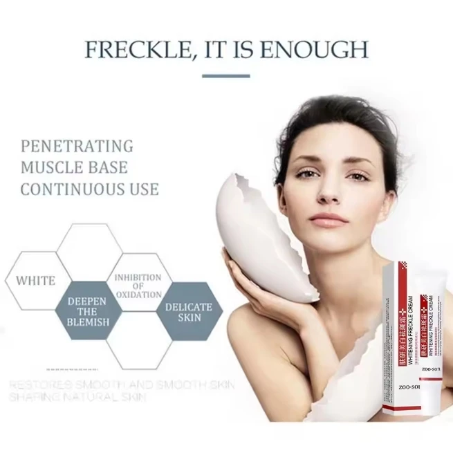 Crema sbiancante Siero di niacinamide Crema viso idratante Schiarente anti-lentiggine Schiarire Ridurre la pelle scura per la cura del viso