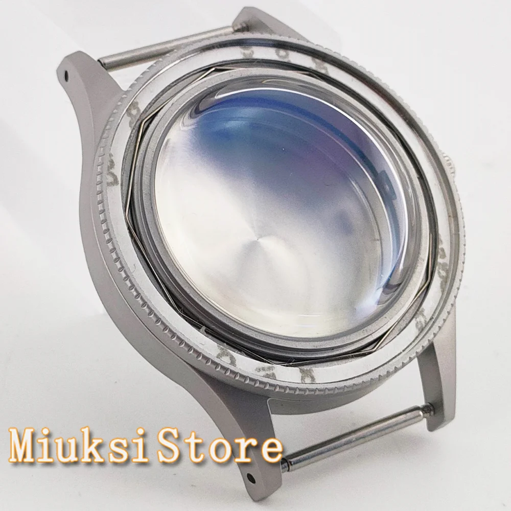 NH35 Watch Case 40mm domed glass Watch Case luminous bezel 100m water resistance Case fit NH34 NH35 NH36 movement