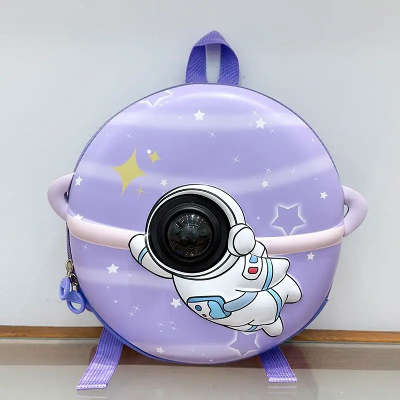 3D Astronaut Pattern School Bags Preschool Bag Kindergarten Boys Backpacks 2-6 Years Old Children Cute Small Toddler's Schoolbag