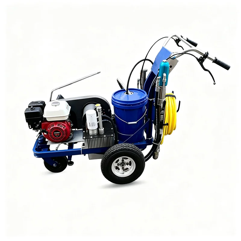 Commercial Parking Areas Marking Machine, Durable Car Park Striper With Clear Line Visibility