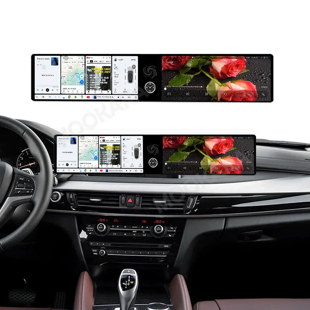 12.3 Inch Screen Car Radio For BMW X5 6 NBT EVO 2014-2018 Android Auto GPS Navigation Multimedia Video Stereo Receiver Head Unit