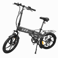 PVY Z20 PRO Electric Bikes for Adults 20 x 2.3inch one wheel Tire E-bike 500w Motor 36V 10.4Ah Removable Battery 6 Speeds