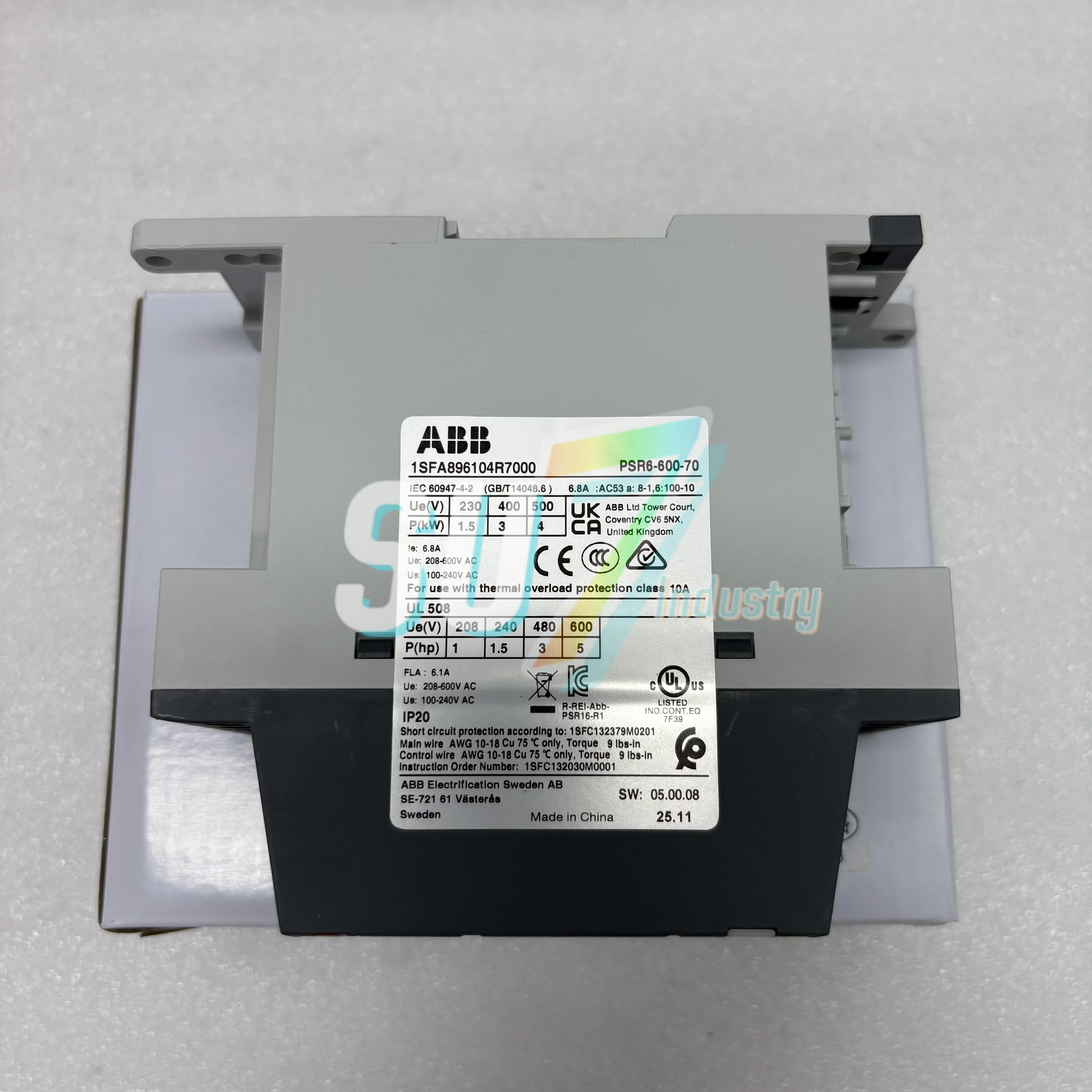 PSR6-600-70 새로운 오리지널 소프트 스타터