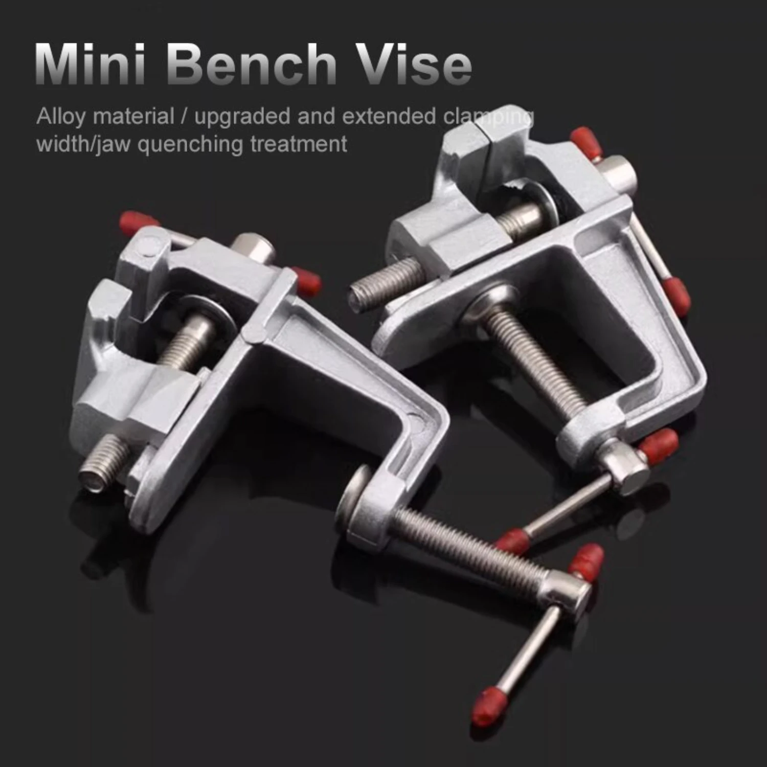 35MM Aluminium Alloy Table Bench Clamp Vise Multi-functional Bench Vise Table Screw Vise  DIY Craft Mold Fixed Repair Tool