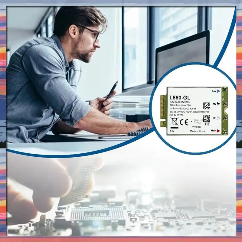 AC18 (garantido) L860-GL para Lenovo Thinkpad X1 7Th 8Th X1 Yoga 4Th T490 T14 P14s T14s X13 P15s T15g 01AX796 4G módulo tarjeta WWAN