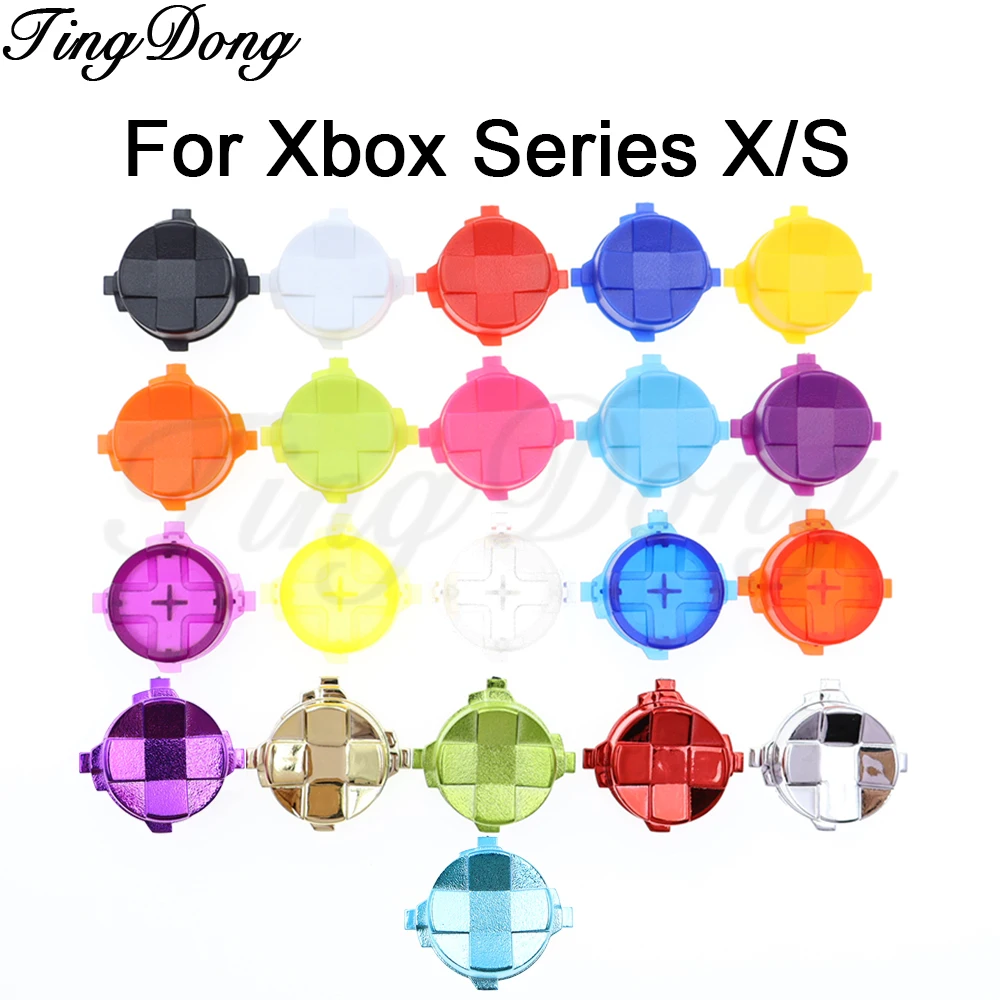 2 Stück Ersatz-D-Pad/Richtungs-Kreuztasten aus Kunststoff für Xbox Series X/S Controller, Spielzubehör