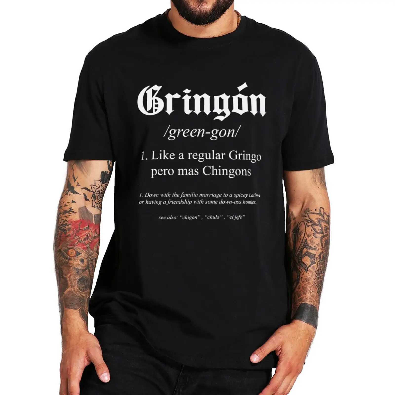 

Gringon T Shirt Funny Meme Humor Jokes Short Sleeve O-neck 100% Cotton Unisex Casual Soft T-shirt EU Size