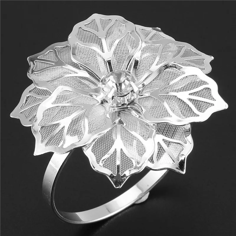 6 paczek obrączek na serwetki, złote obrączki na serwetki klamry do dekoracji stołu, ślub, kolacja, impreza, dekoracje DIY-AB52