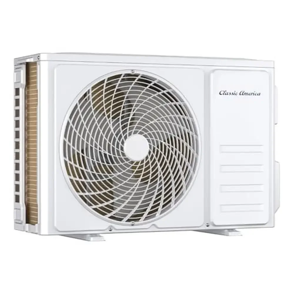 9000 BTU Mini Split AC Heat Pump 450 Sq Ft Coverage WiFi Control Energy Saving Inverter 120VAC 23 SEER2 Toshiba Compressor R410A