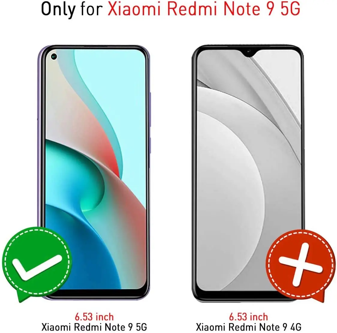 3 قطع غطاء كامل من الزجاج المقسى عالي الدقة لهاتف Xiaomi Redmi Note 9 Pro #3