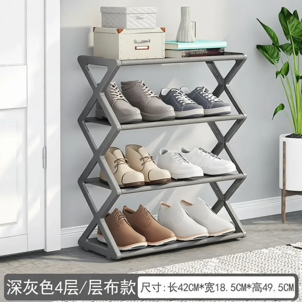 Modern Detachable Shoe Rack Organizer Storage Shelving Unit For Entryway Dorm Bedroom Portable Vertical Space Saving Stand