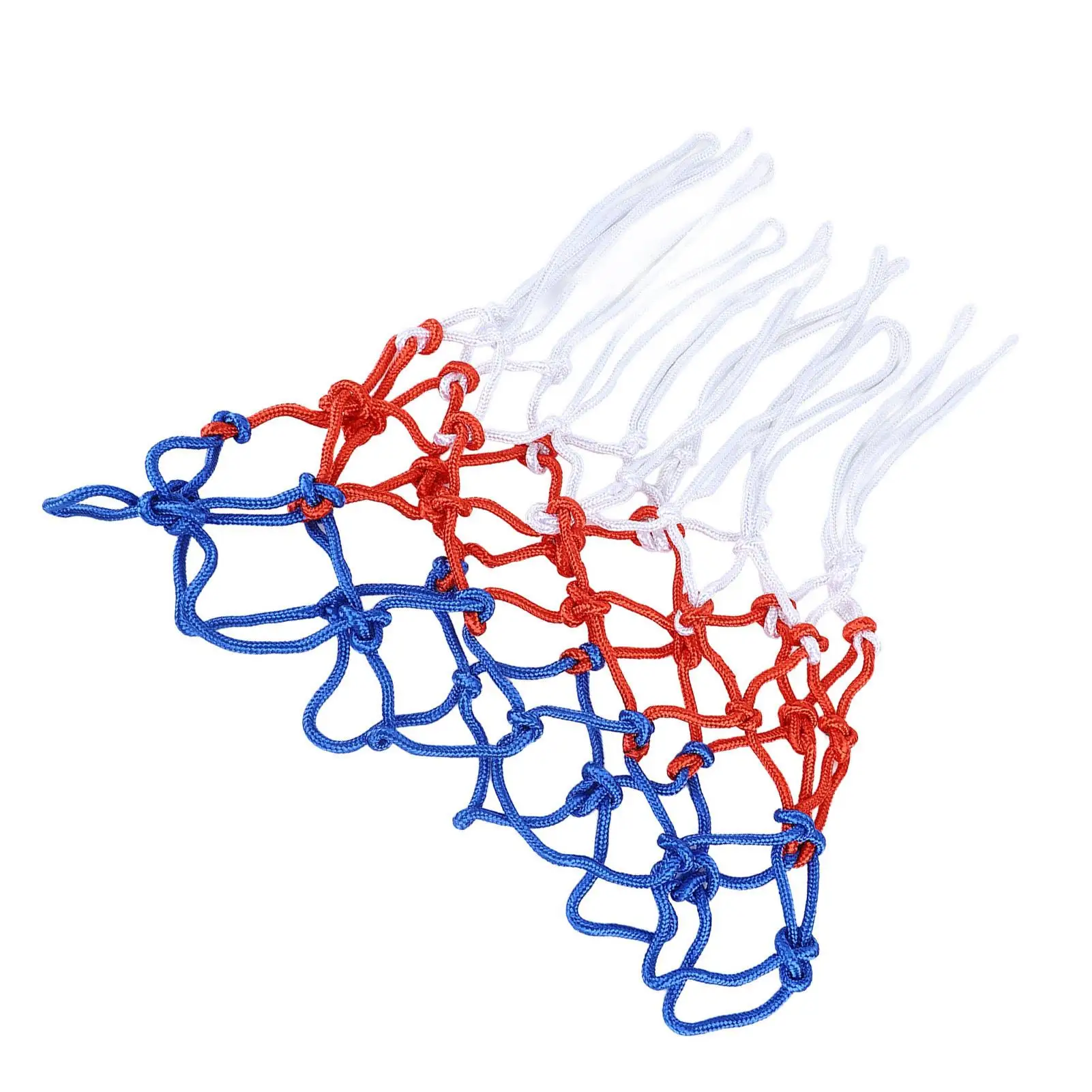 Substituição durável da rede de basquete resistente anti chicote fácil instalação poliéster compatível com todos os couros