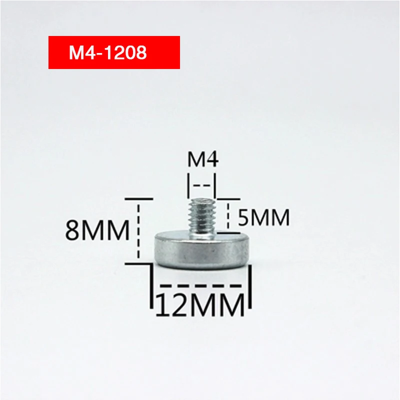 100 Pçs/lote M4-1409 Ímã Parafusos para Gabinete CONDUZIDA Ao Ar Livre Full Color Display LED Módulo de Painéis