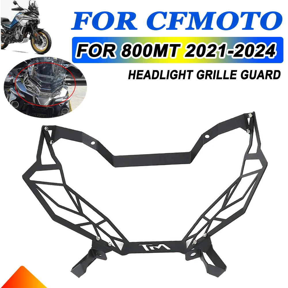 

For CFMOTO CF 800MT MT800 MT 800 MT Motorcycle Accessories Headlight Protector Guard Headlamp Grille Protection Cover Protective