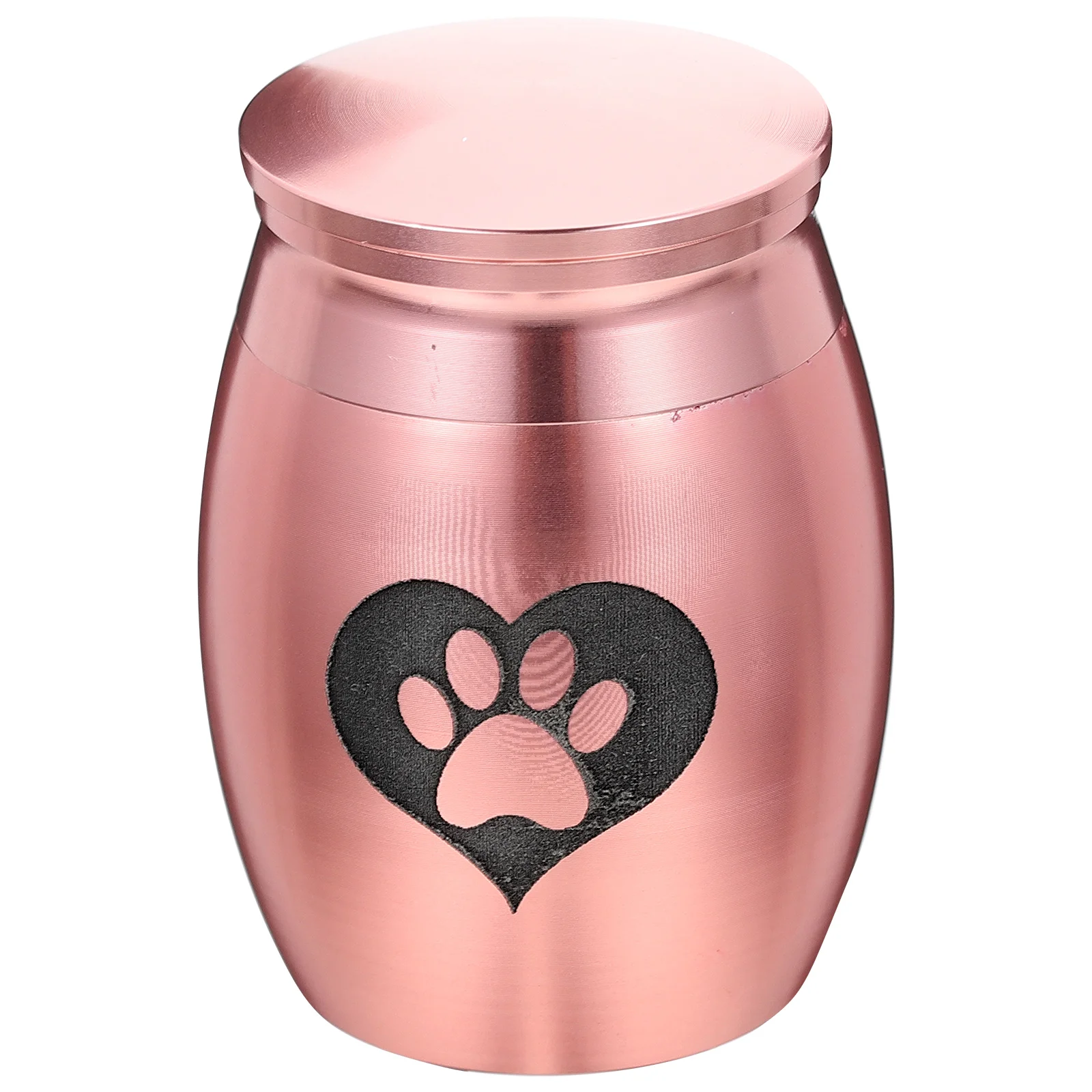 Pet Urn Accessory Lovely Pattern Cat Urns Stainless Steel Memorable Dog for Ashes