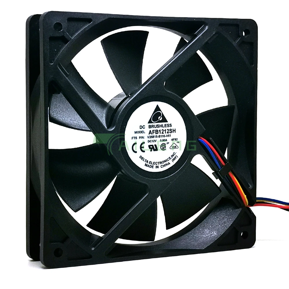 Delta fan AFB1212SH 12CM 120MM 1225 12025 120 * 120 * 25MM 12V 0.80A Cooling Fan Good Quality