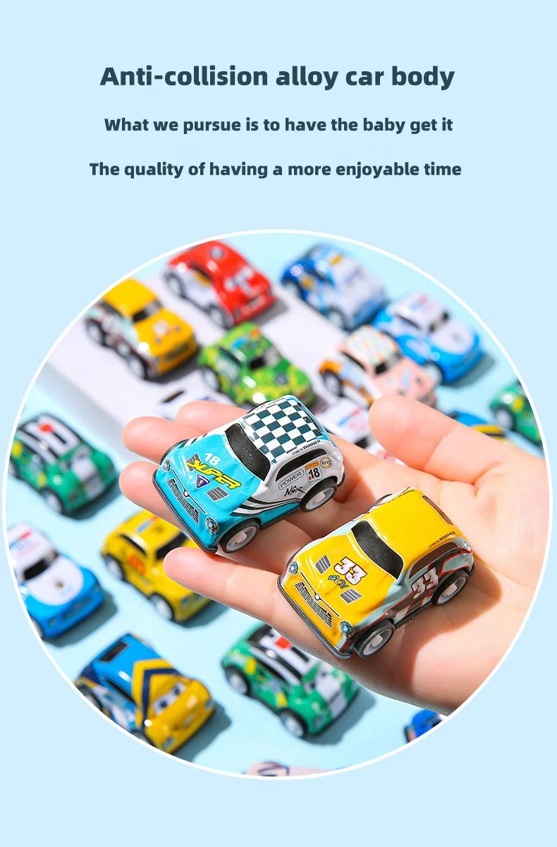 20 Stück Mini-Legierungsautos, Spielzeugautos, Jungen-Spielzeug, Auto-Spielzeug, Rückprallautos, Trägheits-Mini-Simulations-Rennautos, Blechautos – Detail 3