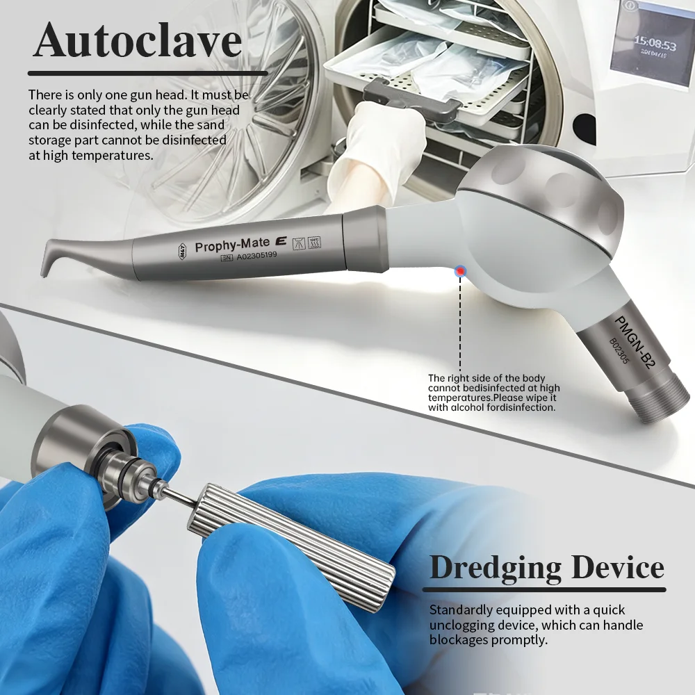 Dental Air Prophy Jet for Tooth Whitening Cleaning Air Water Polisher Jet Air Flow Oral hygiene Tooth Cleaning Prophy