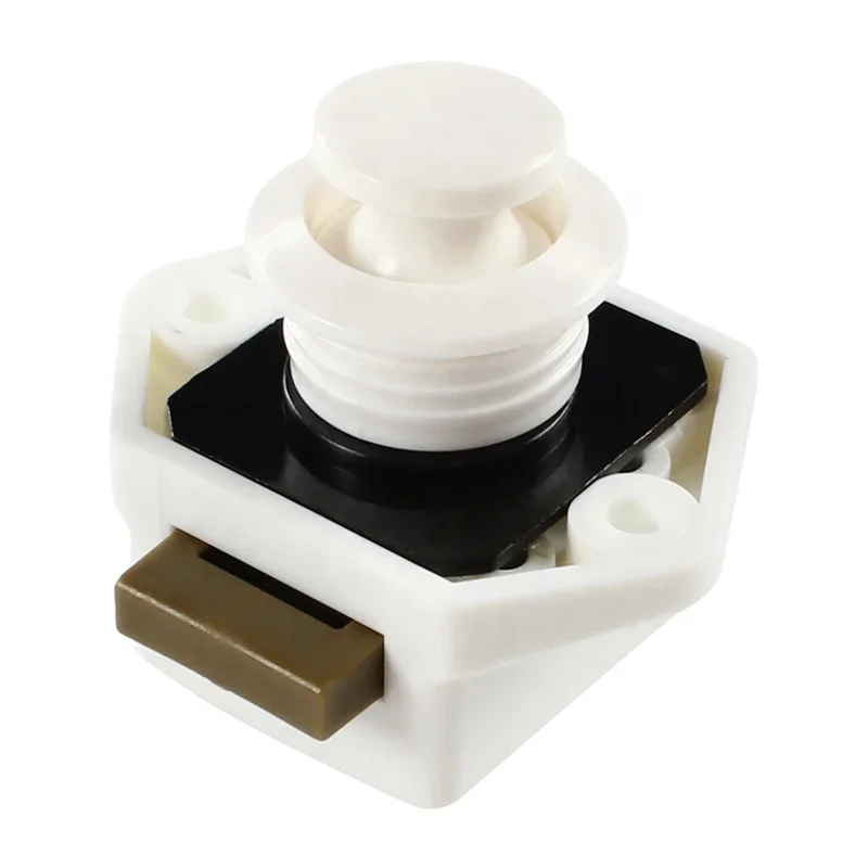 

TYTXRV Caravan Motorhomes Furniture White cutout size 20mm 20pcs/box Lock Cabinet Push